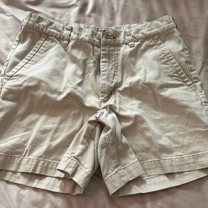 Patagonia Men's Beige Flat Front Shorts